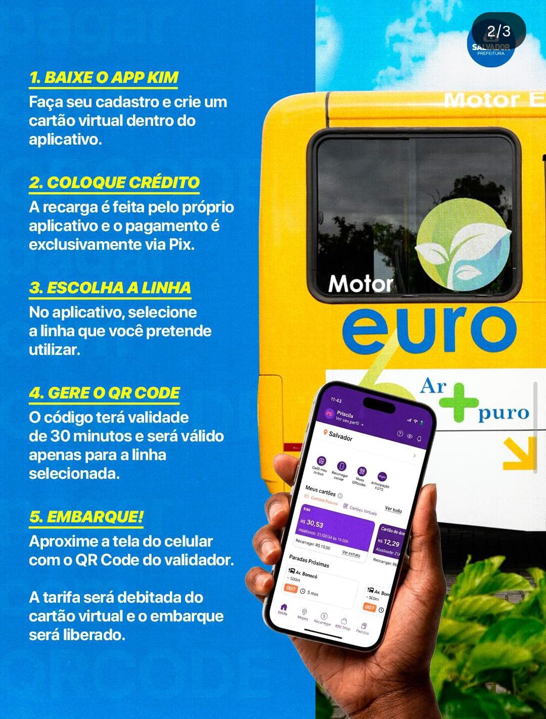 Salvador inicia testes de pagamento de ônibus por QR Code; veja como funciona — foto 3